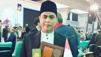 Salman Amrillah, juara pertama seni baca Alquran di Iran pada April 2019 (Dok.Instagram/@qori_indonesia/https://www.instagram.com/p/BwRiSDDgRMW/Komarudin)