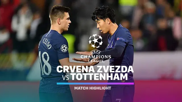 Berita video highlights matchday 4 Grup B Liga Champions 2019-2020 antara Crvena Zvezda melawan Tottenham Hotspur yang berakhir dengan skor 0-4, Rabu (6/11/2019).