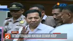 Dalam dakwaannya, jaksa menyebut mantan ketua DPR Setya Novanto mendapat jatah lima persen dari nilai proyek e-KTP.