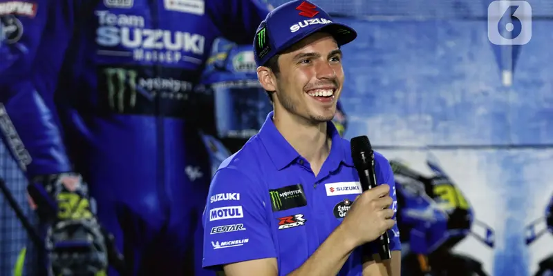 FOTO: Keramahan Pembalap Suzuki Ecstar Joan Mir saat Meet and Greet