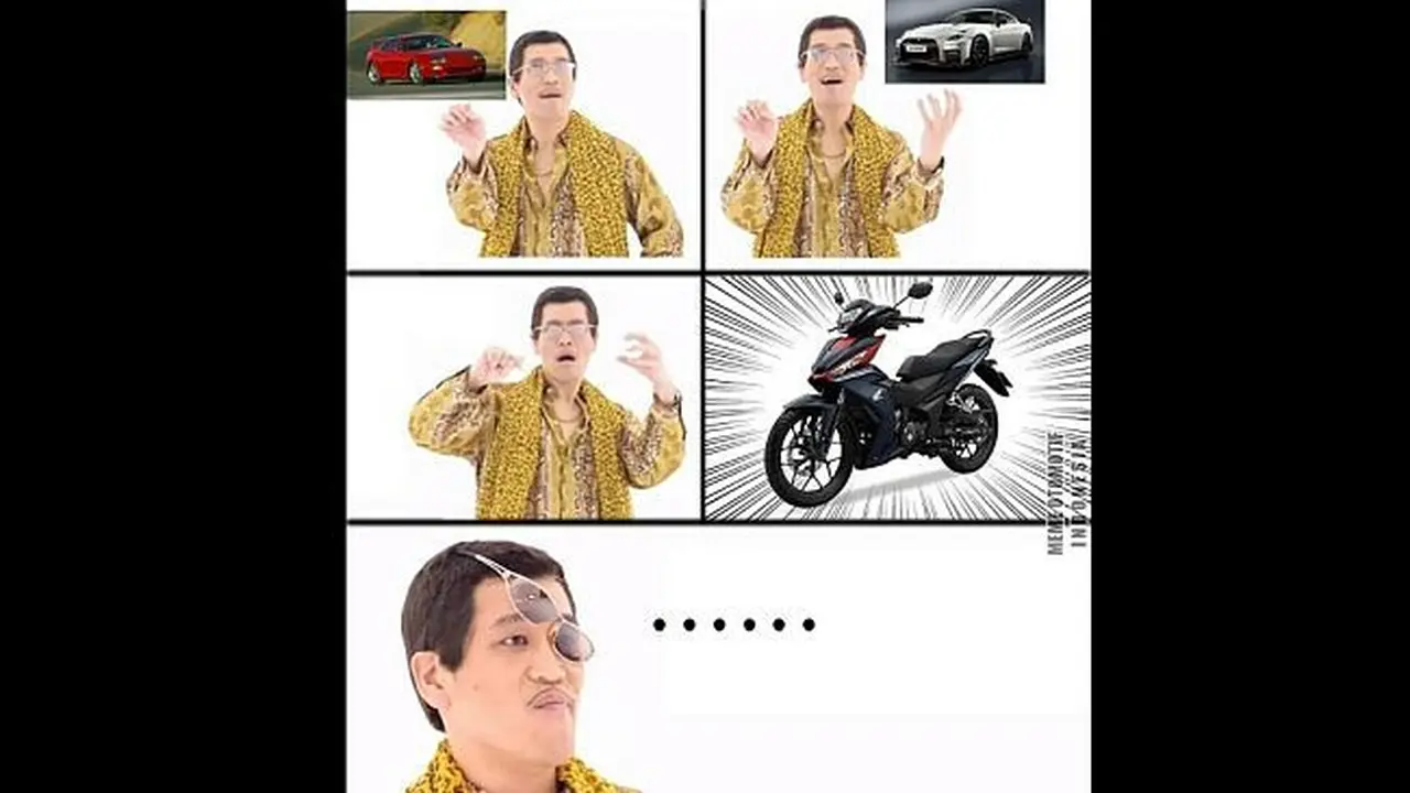 Meme kocak Toyota Supra dan Nissan GTR (ist)