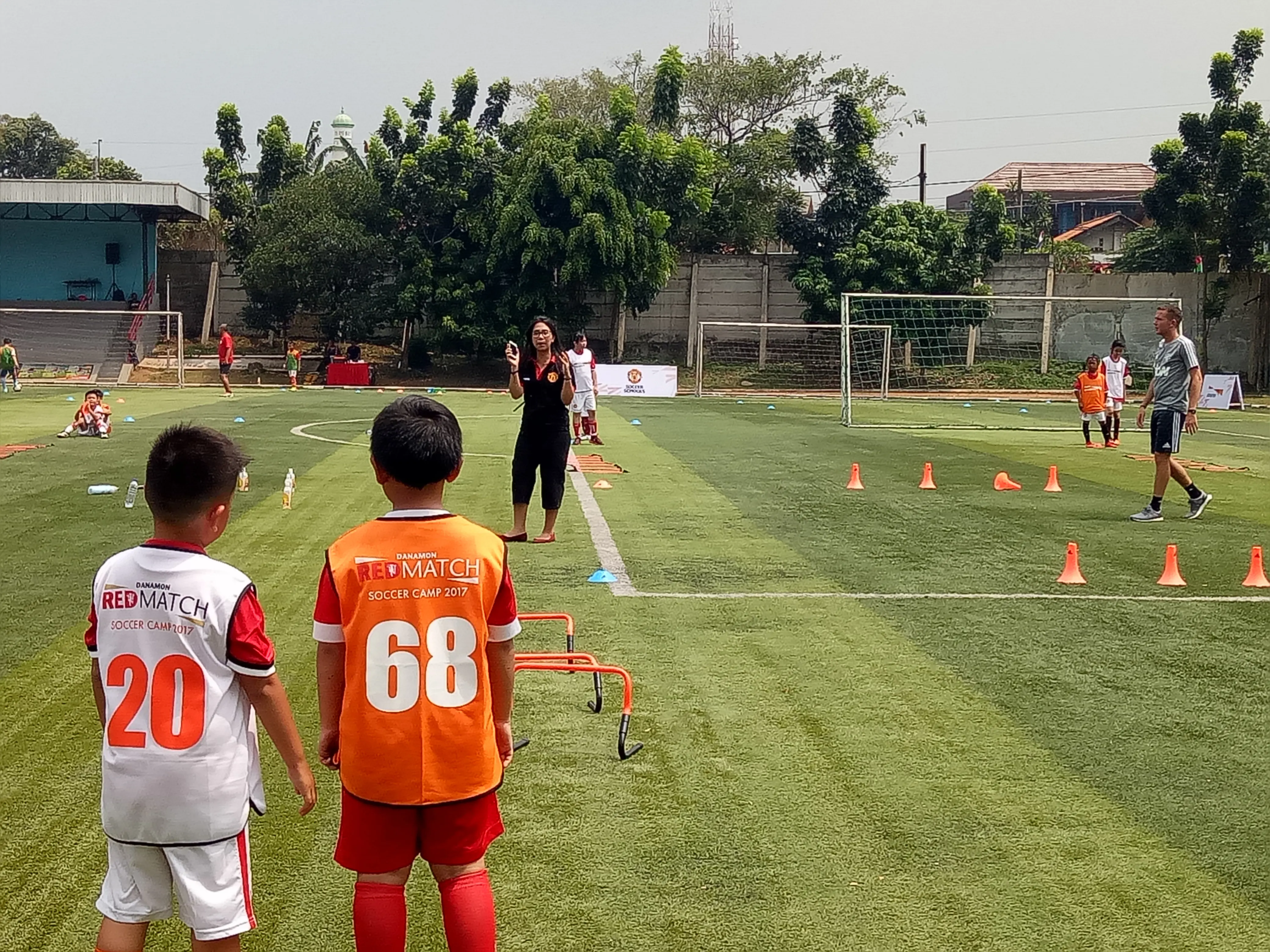 Manchester United Soccer School di Jakarta (Liputan6.com / Jonathan Pandapotan)
