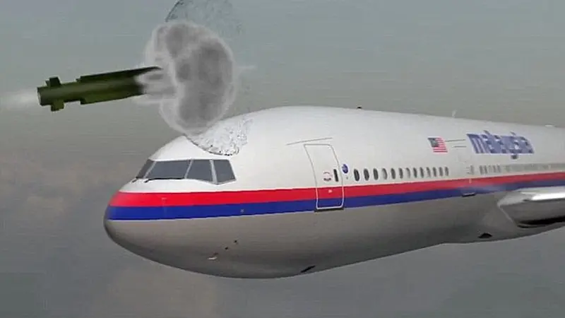 Tampilan 'Penampakan' Mengerikan Pesawat MH17
