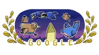 Google Doodle Semarakkan Paralimpiade 2024: 4.400 Atlet Disabilitas Siap Berjuang di Paris. (Doc: Google Doodle)