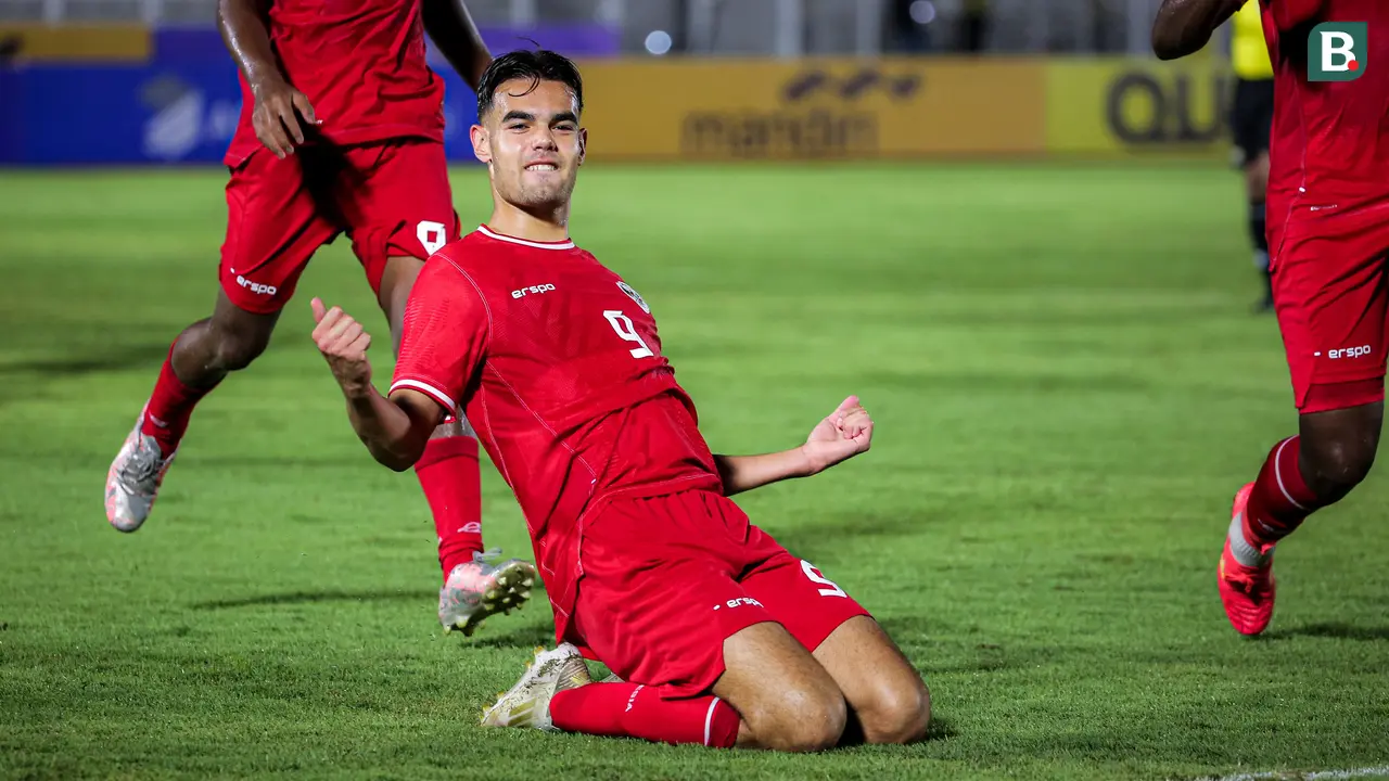 Foto: Sempat Buntu di Babak Pertama, Timnas Indonesia U-20 Pesta Gol atas Maladewa di Kualifikasi Piala Asia U-20 2025