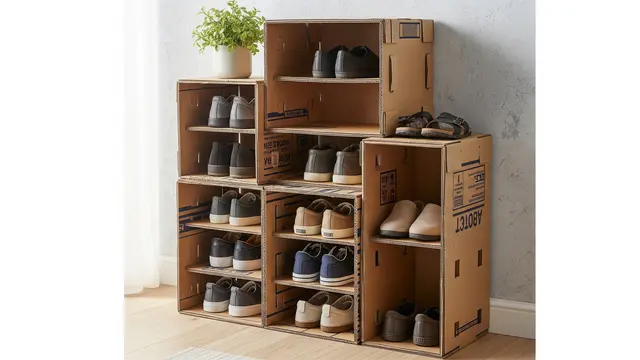 9 Cara Membuat Rak Sepatu dari Barang Bekas yang Estetik dan Kuat, Kreatif Hemat