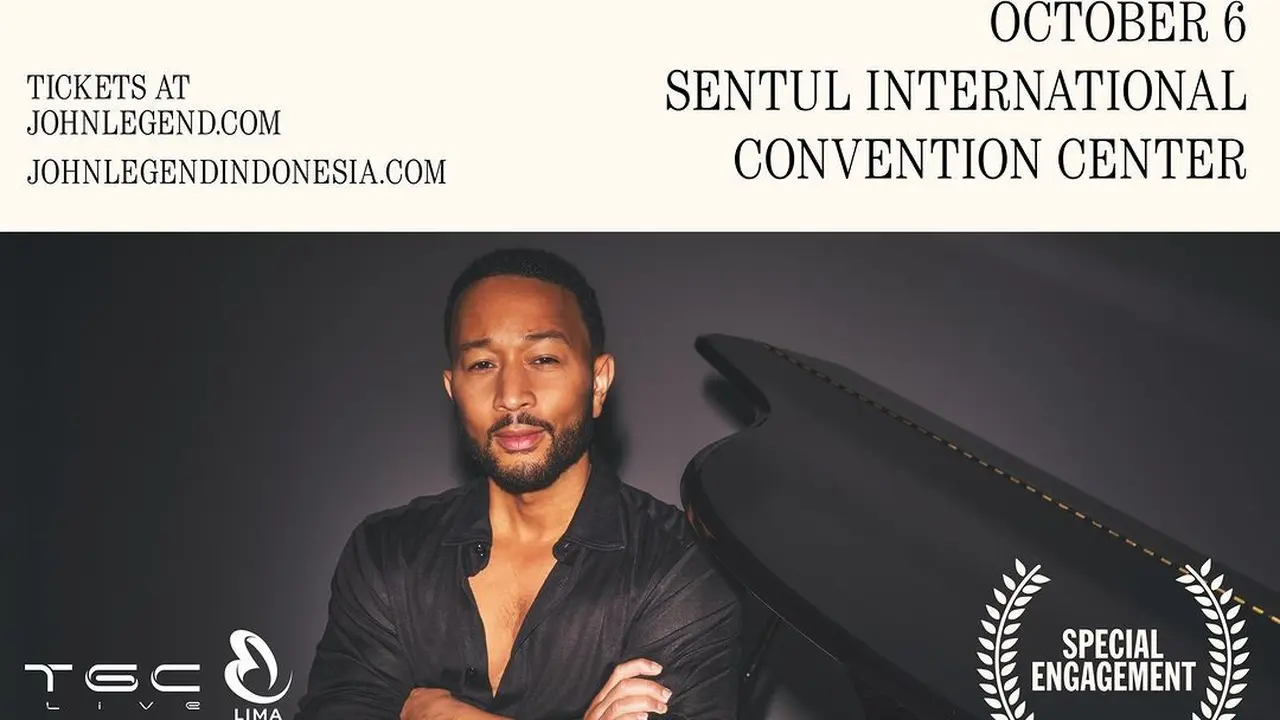 John Legend Konser di Indonesia. (Instagram/ johnlegend)