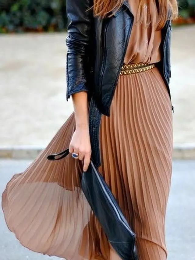 Rok pleats mocha