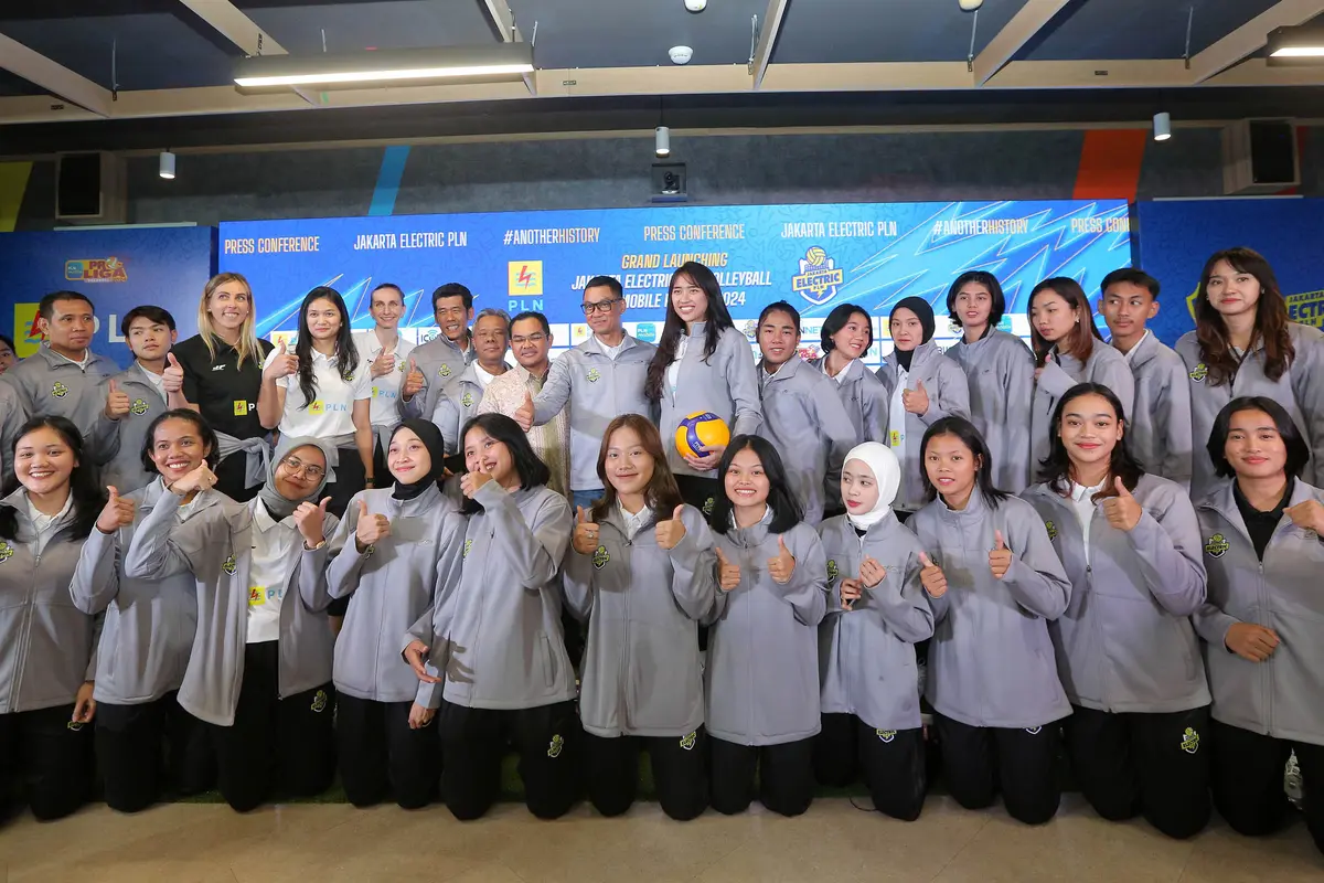 Launching Tim Putri Jakarta Elektrik PLN - PLN Mobile Proliga 2024