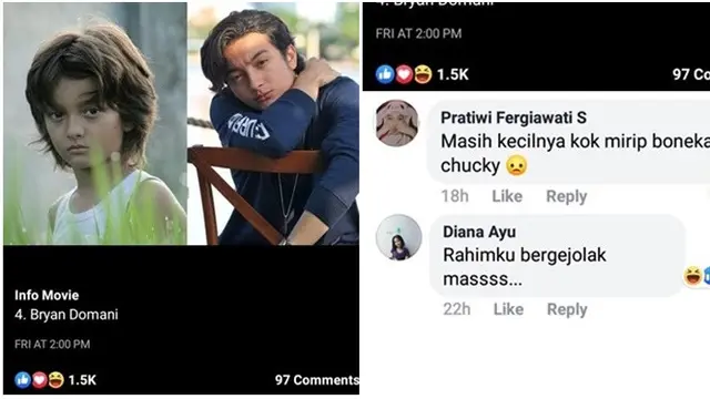 Komentar Kocak Netizen pada Foto Masa Kecil Artis, Bikin Ngakak