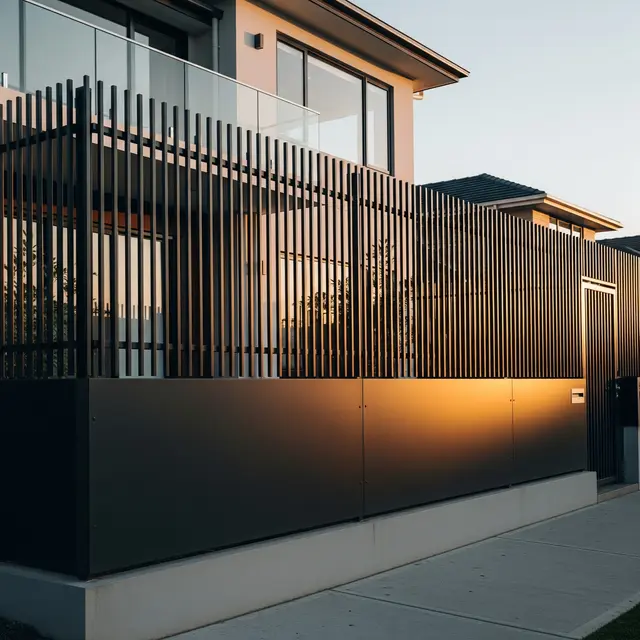 Desain Pagar Besi Rumah dengan Celah Rapat Anti Ular