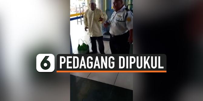 VIDEO: Tega, Security Pukul Hingga Tendang Pedagang yang Berkebutuhan Khusus