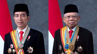 Foto Kenegaraan Jokowi-Ma'ruf.