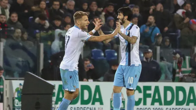 Lazio Menang Dramatis di Markas Cagliari