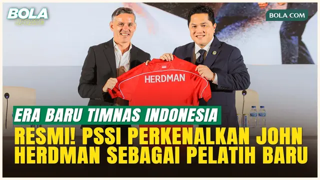 PSSI Resmi Perkenalkan John Herdman Sebagai Pelatih Timnas Indonesia, Optimistis Penuhi Target