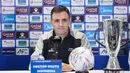 Pelatih Kepala Timnas Indonesia, Hector Souto, menegaskan bahwa status underdog justru menjadi keuntungan bagi timnya. Skuad Garuda akan tampil tanpa beban di partai final nanti. (Bola.com/M Iqbal Ichsan)