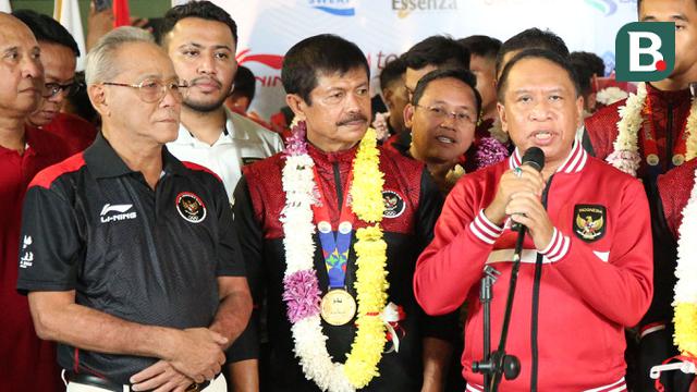 Skuad Timnas Indonesia U-22 Tiba di Bandara Soekarno Hatta