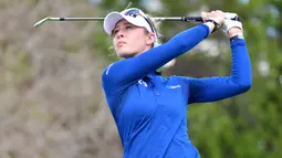 Nelly Korda untuk pertama kalinya menang di tanah kelahirannya, Amerika Serikat dan tiga kemenangan LPGA lainnya di Australia dan dua kali di Taiwan. (Foto: AFP/Getty Images/Julio Aguilar)