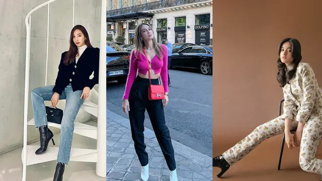 Ankle boots dengan celana panjang