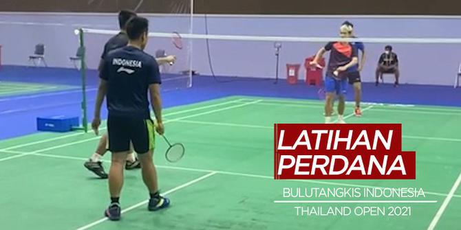 VIDEO: Tim Bulutangkis Indonesia Gelar Latihan Perdana Jelang Thailand Terbuka 2021