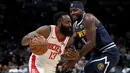 Catatan fenomenal terjadi saat James Harden mencetak 44 point ketika dirinya mengantar Houston Rockets mengalahkan Philadephia 76ers. (AFP/Getty Images/Matthew Stockman)