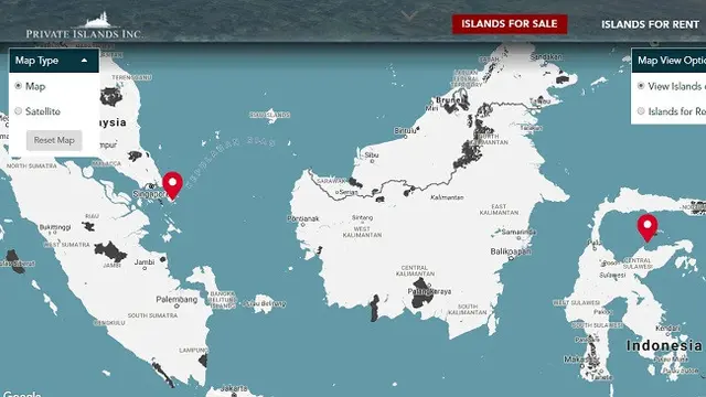 Pulau RI dijual online (privateislandsonline.com)
