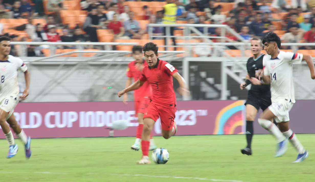 Adapun Korea berada di urutan tiga dengan Burkina Faso sebagai juru kunci. (Doc. LOC WCU17/BRY)