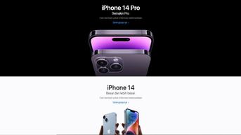 Gambar dan Spesifikasi iPhone 14 Sudah Terpampang di Situs Apple Indonesia