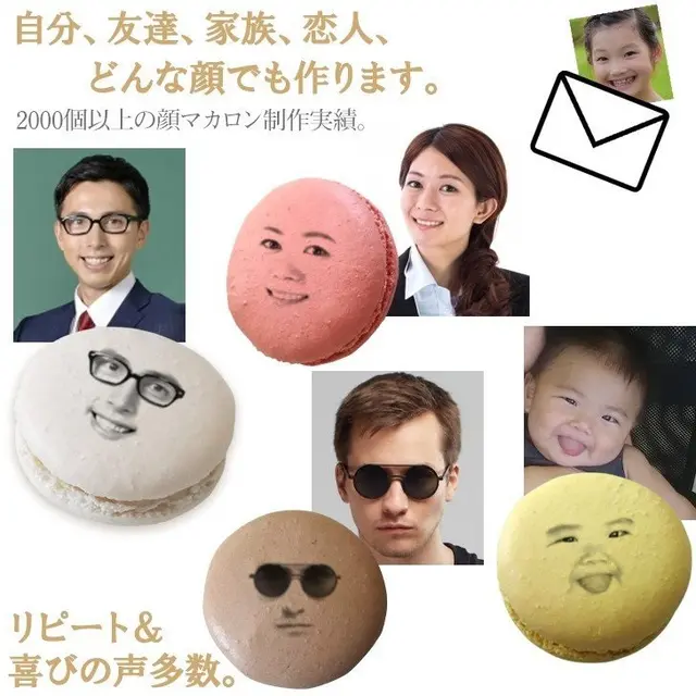 macaron wajah