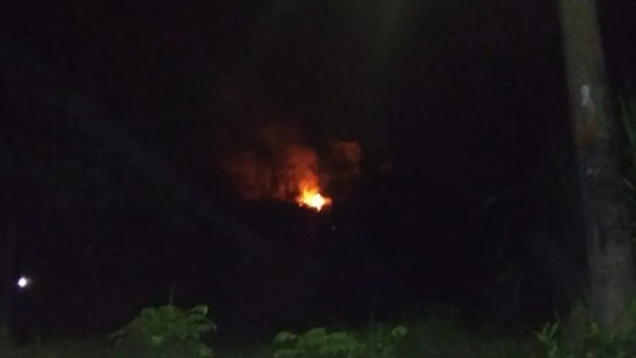 Penampakan kebakaran lahan di Lhokseumawe (Liputan6.com/Ist)