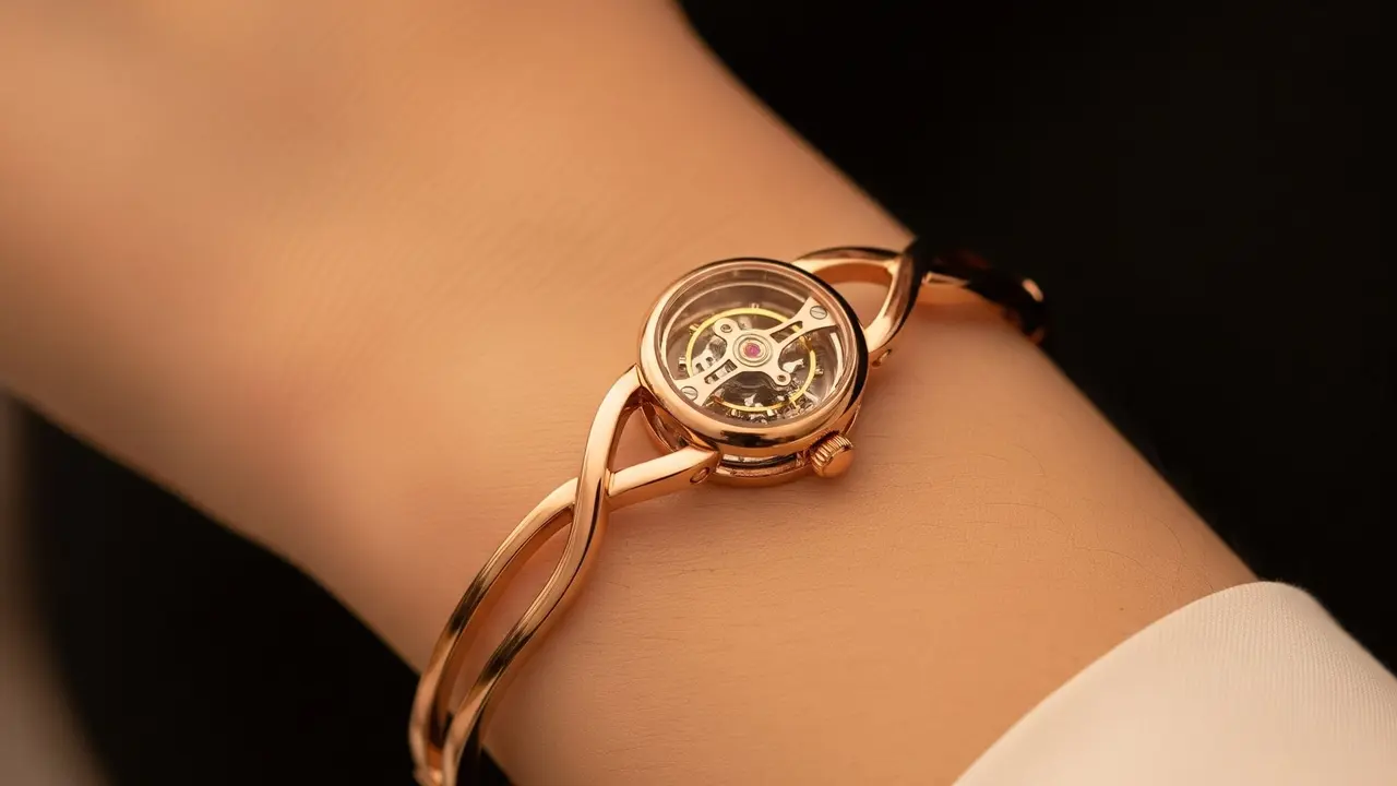Model Gelang Jam Emas
