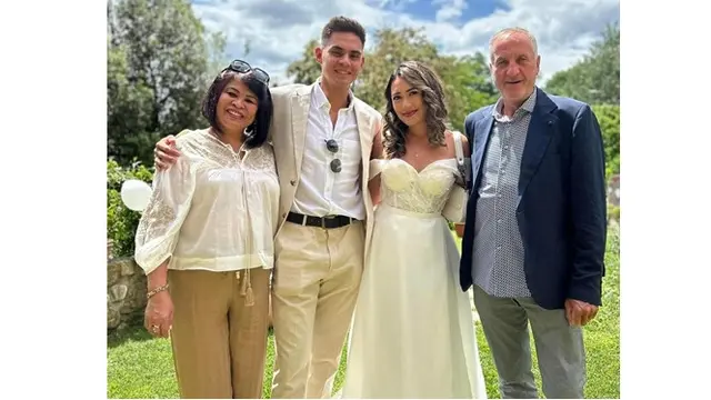 6 Potret Amanda Gonzales dan Christian Rontini Jalani Pernikahan Sipil di Italia