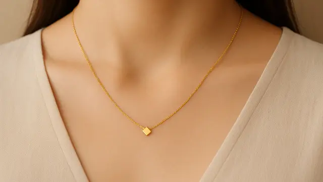 Model Kalung Emas 5 Gram untuk Dewasa/Ilustrasi gambar oleh AI