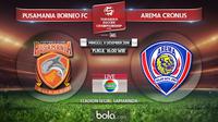 TSC_Pusamania Borneo FC Vs Arema Cronus (Bola.com/Adreanus Titus)