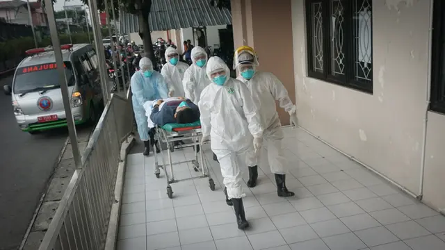 Simulasi Penanganan Virus Corona