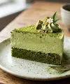 Resep Matcha Mousse Cake. (AI Generated)
