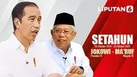 Setahun Jokowi - Ma'ruf Amin (Liputan6.com/Abdillah)