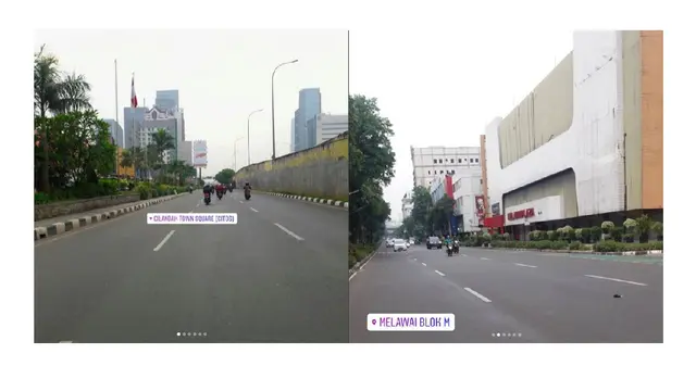 Sepi, Begini Penampakan Jakarta Setelah Ditinggal Mudik