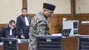Terdakwa kasus dugaan korupsi kuota haji periode 2023-2024 Yaqut Cholil Qoumas mengikuti sidang di Pengadilan Tipikor, Jakarta, Selasa, 11 Agustus 2026. (KLY/Arie Basuki)