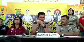 Kombes Iwan Kurniawan, Kapolres Jaksel menggelar jumpa pers kasus Ello di Mapolres Jaksel, Jumat (11/8)