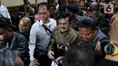 Syahrul Yasin Limpo didakwa melakukan pemerasan pada para pejabat Eselon I beserta jajaran di Kementan RI termasuk dengan penerimaan gratifikasi sebesar Rp 44,5 Miliar. (Liputan6.com/Angga Yuniar)