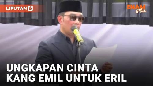 VIDEO: Depan Kuburan, Ini Ungkapan Cinta Ridwan Kamil untuk Eril