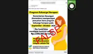 Cek Fakta: Tidak Benar Link Ini untuk Pendaftaran PKH Ibu Hamil 2026
