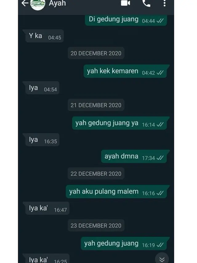 6 Chat Anak ke Ayah Minta Jemput Ini Bikin Senyum