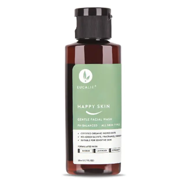 EUCALIE Organic Anti Aging Facial Wash - Happy Skin