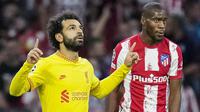 Liverpool keluar sebagai pemenang saat bertandang ke markas Atletico Madrid dalam duel matchday 3 Grup B Liga Champions, Rabu (20/10/2021). (AP/Manu Fernandez)