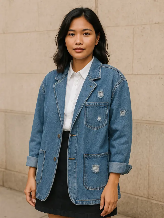 Blazer Oversized Wanita 2025 (Foto: ChatGPT)