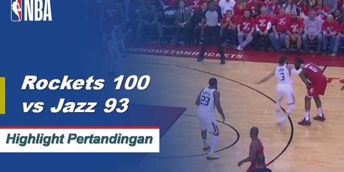 Cuplikan Pertandingan NBA : Rockets 100 vs Jazz 93