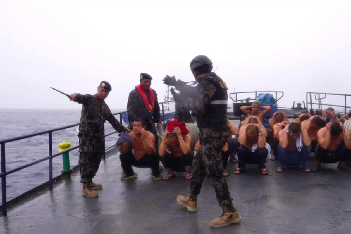 KKP Amankan Kapal Asing Berbendera Rusia di Laut Arafura