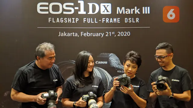 Peluncuran EOS-1D X Mark III di Jakarta, Jumat (21/2/2020).